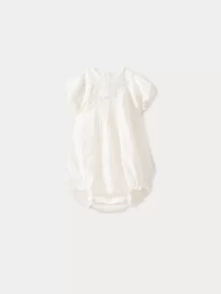 Sale Barboteuse En Voile Fa Onn B B Blanc Lait Naissance & Bébé Bloomers, Pantalons, Barboteuses