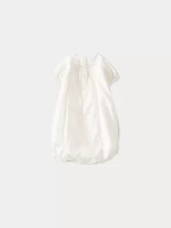 Sale Barboteuse En Voile Fa Onn B B Blanc Lait Naissance & Bébé Bloomers, Pantalons, Barboteuses