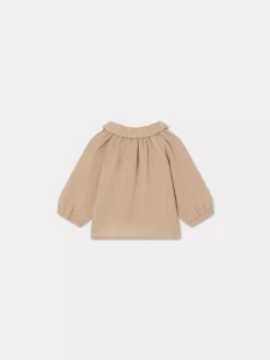 Shop Blouse Domino Ivoire Naissance & Bébé Blouses, T-Shirts