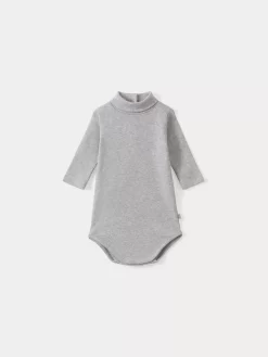 Cheap Body Col Roul B B Gris Chin Clair Naissance & Bébé Bodies, Pyjamas