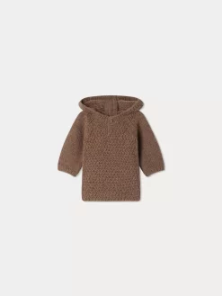 Sale Burnous Dali Praline Naissance & Bébé Cardigans, Pulls, Burnous