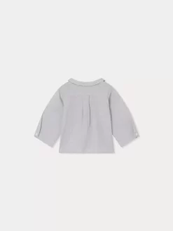 Outlet Chemise Boubou Rayures Gris Naissance & Bébé Chemises, T-Shirts