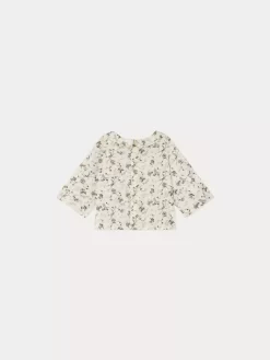 Cheap Chemise Florent Fleurs Ecru Naissance & Bébé Blouses, Chemises