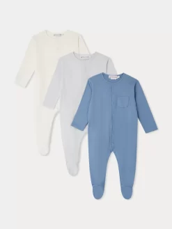 Hot Lot De Pyjamas Cosima Bleu Du Nord Naissance & Bébé Bodies, Pyjamas