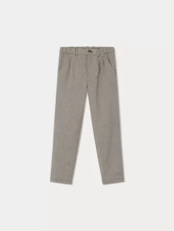 Hot Pantalon Stephen Carreaux Marron Enfant Pantalons, Jeans, Shorts