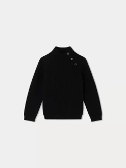 Discount Pull Tyoto Noir Enfant Pulls, Cardigans, Sweatshirts