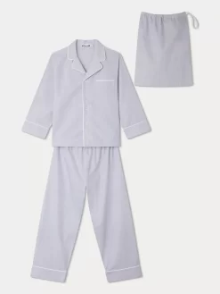 Discount Pyjama Dormeur Rayures Bleu Nuit Enfant Pyjamas