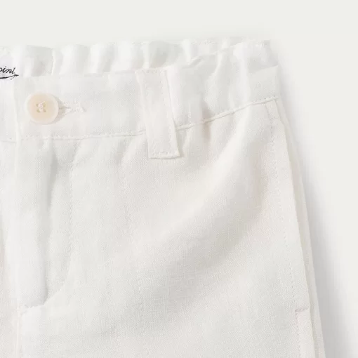 Clearance Short Academy Blanc Lait Naissance & Bébé Bloomers, Shorts, Pantalons